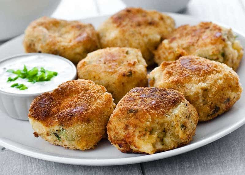 Crispy Cheesy Potato Cakes - Nicky's Kitchen Sanctuary