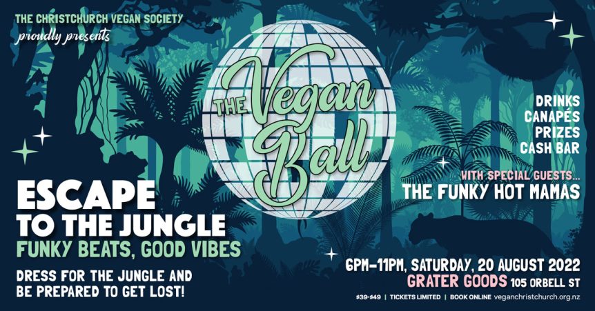 Vegan Ball 2022 poster artwork